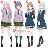 BanG Dream! It's MyGO Anon Chihaya Soyo Nagasaki Mutsumi Wakaba Tomori Takamatsu Uniform Cosplay Costume