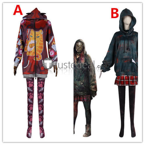 Dead by Daylight Susie Lavoie The Legion Cat Neko Halloween Hoodie Cosplay Costume