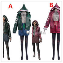 Dead by Daylight Feng Min Halloween Pink Green Bunny Hoodie Cosplay Costume