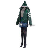 Dead by Daylight Feng Min Halloween Pink Green Bunny Hoodie Cosplay Costume