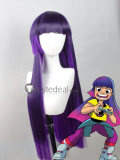 Glitch Techs Miko Kubota Purple Pink Black Cosplay Wig