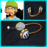 One Piece Usopp Headset Glasses Nefertari Vivi Hairpiece Cosplay Props Accessory