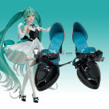 Vocaloid Hatsune Miku With You Race Summer Symphony Cosplay Boots Shoes Heels