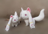 Puella Magi Madoka Magica Kyubey Charlotte Pink Doll Plush Cosplay Props