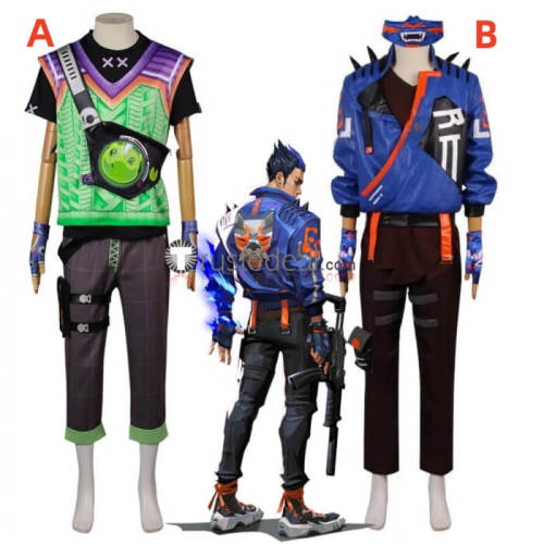 Valorant Yoru Gekko Cosplay Costume