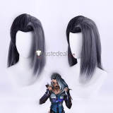 Valorant Fade Neon Gekko Yoru Blue Grey Cosplay Wig