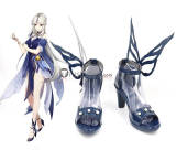 Genshin Impact Katheryne Arlecchino Ningguang Orchid's Evening Gown Pantalone Cosplay Shoes Boots