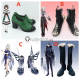 Genshin Impact Katheryne Arlecchino Ningguang Orchid's Evening Gown Pantalone Cosplay Shoes Boots