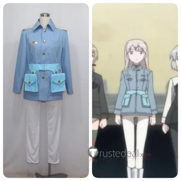 Strike Witches Eila Llmatar Juutilainen Cosplay Costume 2