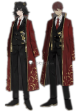Library Of Ruina Liu Association Section 1 Xiao Section 2 Lowell Mei Miris Red Uniform Cosplay Costume
