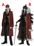 Library Of Ruina Liu Association Section 1 Xiao Section 2 Lowell Mei Miris Red Uniform Cosplay Costume