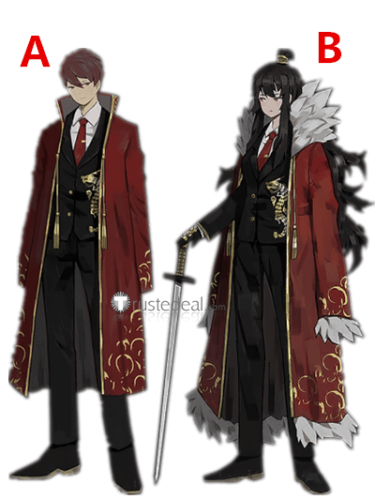 Library Of Ruina Liu Association Section 1 Xiao Section 2 Lowell Mei Miris Red Uniform Cosplay Costume
