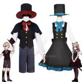 Genshin Impact Lyney and Lynette Twins Young Cosplay Costume