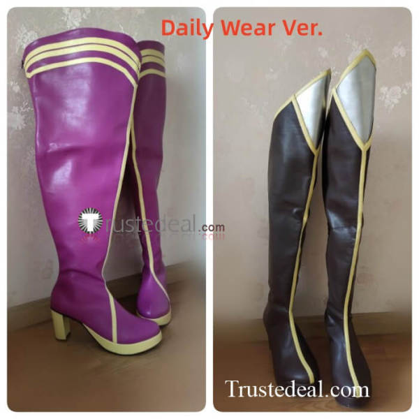 Commission League of Legends LOL Conqueror Odyssey Karma Cosplay Boots Shoes