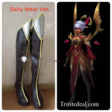 Commission League of Legends LOL Conqueror Odyssey Karma Cosplay Boots Shoes
