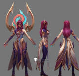Commission League of Legends LOL Tranquility Dragon Karma Cosplay Boots Shoes