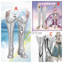 Fate Grand Order FGO Bedivere Bedwyr Artoria Pendragon Koyanskaya of Light Cosplay Shoes Boots