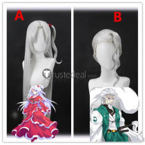 Touhou Project Shinki Youki Konpaku Silver White Styled Cosplay Wig