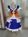 Touhou Project Komachi Onozuka Blue White Cosplay Costume