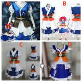 Touhou Project Komachi Onozuka Blue White Cosplay Costume