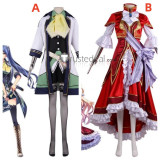 The Legend of Heroes Trails of Cold Steel Laura S Arseid Princess Alfin Reise Arnor Red Cosplay Costume
