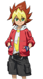 YuGiOh SEVENS Yuga Ohdo Red Cosplay Costume