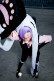 UN-GO Inga Cosplay Black Cosplay Costume
