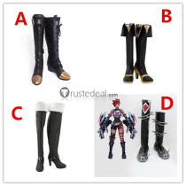 League of Legends LOL Vi Valentine's Day Mistletoe LeBlanc Miss Fortune Caitlyn Officer Cosplay Boots Shoes