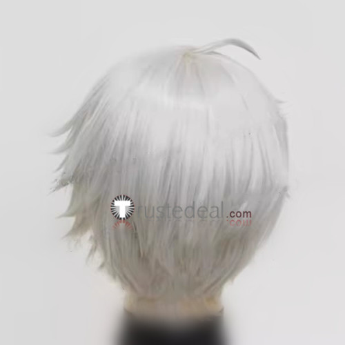 Brothers Conflict Asahina Tsubaki Short Silver White Cosplay Wig