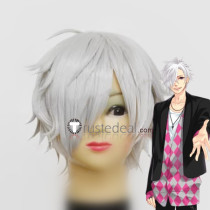 Brothers Conflict Asahina Tsubaki Short Silver White Cosplay Wig