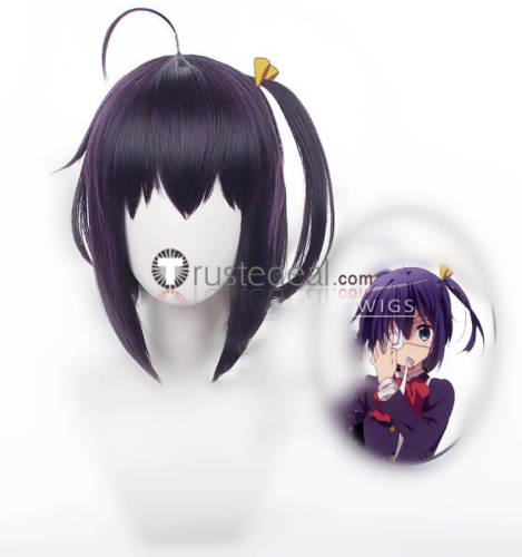 Chuunibyou Rikka Takanashi Purple Cosplay Wig