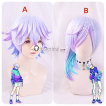 Paradox Live Cozmez Nayuta Kanata Yatonokami Silver Blue Purple Cosplay Wig