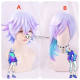 Paradox Live Cozmez Nayuta Kanata Yatonokami Silver Blue Purple Cosplay Wig