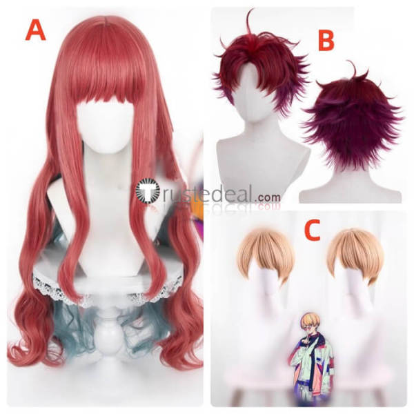 Paradox Live BAE Allen Sugasano Yeon Hajun Anne Faulkner Cosplay Wigs
