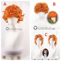 Panty Stocking with Garterbelt Brief Orange Curly Cosplay Wig