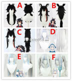 Vtuber Virtual YouTuber Hololive Ookami Mio Gawr Gura Cosplay Wig Ears