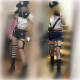 Panty and Stocking with Garterbelt  Panty Stocking Police Officer Figure Cosplay Costume