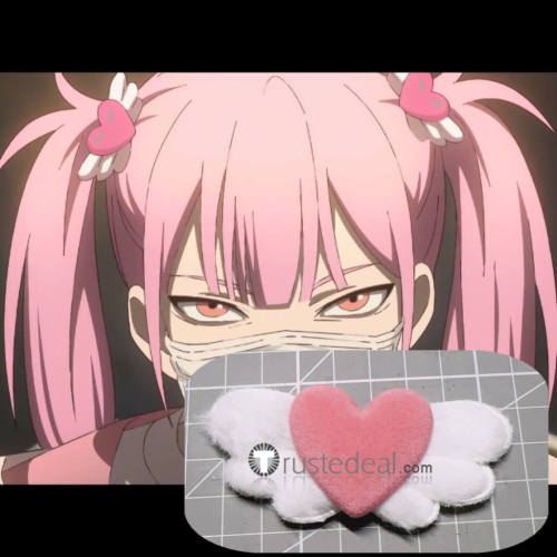 Link Click Li Tianchen Li Tianxi Pink Cosplay Wig Heart Wings Hair Accessories