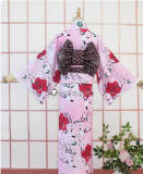 Kimetsu no Yaiba Demon Slayer Mitsuri Kanroji Manga Pink Kimono Cosplay Costume