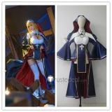 Charlotte Sister Vibrastar Figure Nun Blue Cosplay Costume