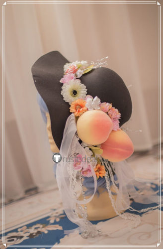 Touhou Project Hinanawi Tenshi Lolita Dress Cosplay Costume