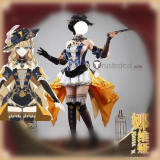 Genshin Impact Fatui Harbinger The Knave Arlecchino Fontaine Navia Cosplay Costume Custom Size