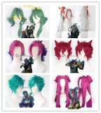 League of Legends LOL Heartsteel Ezreal Aphelios Shieda Kayn Sett Yone Alune Cosplay Wig Hat