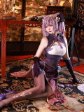ChuShouMao Genshin Impact Keqing Cheongsam Cosplay Costume