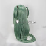 Senren Banka Murasame Tomotake Yoshino Silver Green Cosplay Wig