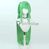 Senren Banka Murasame Tomotake Yoshino Silver Green Cosplay Wig