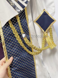 Hades White Blue Cosplay Costume