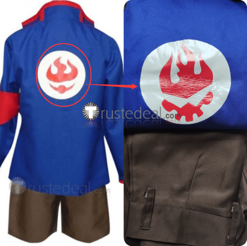 Gurren Lagann Simon Blue Cosplay Costume