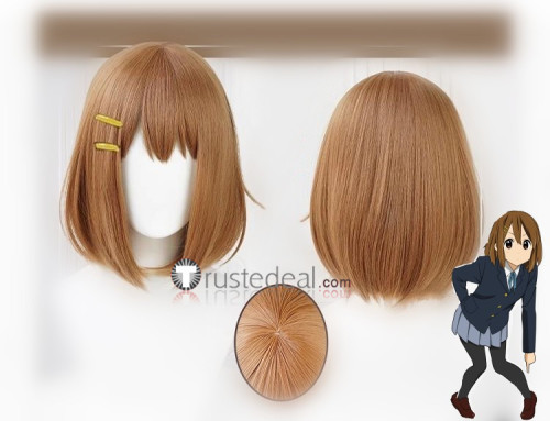 K-On! Hirasawa Yui Brown Cospaly Wig