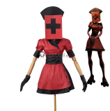 Dark Deception The Reaper Nurses Red White Cosplay Costume 2